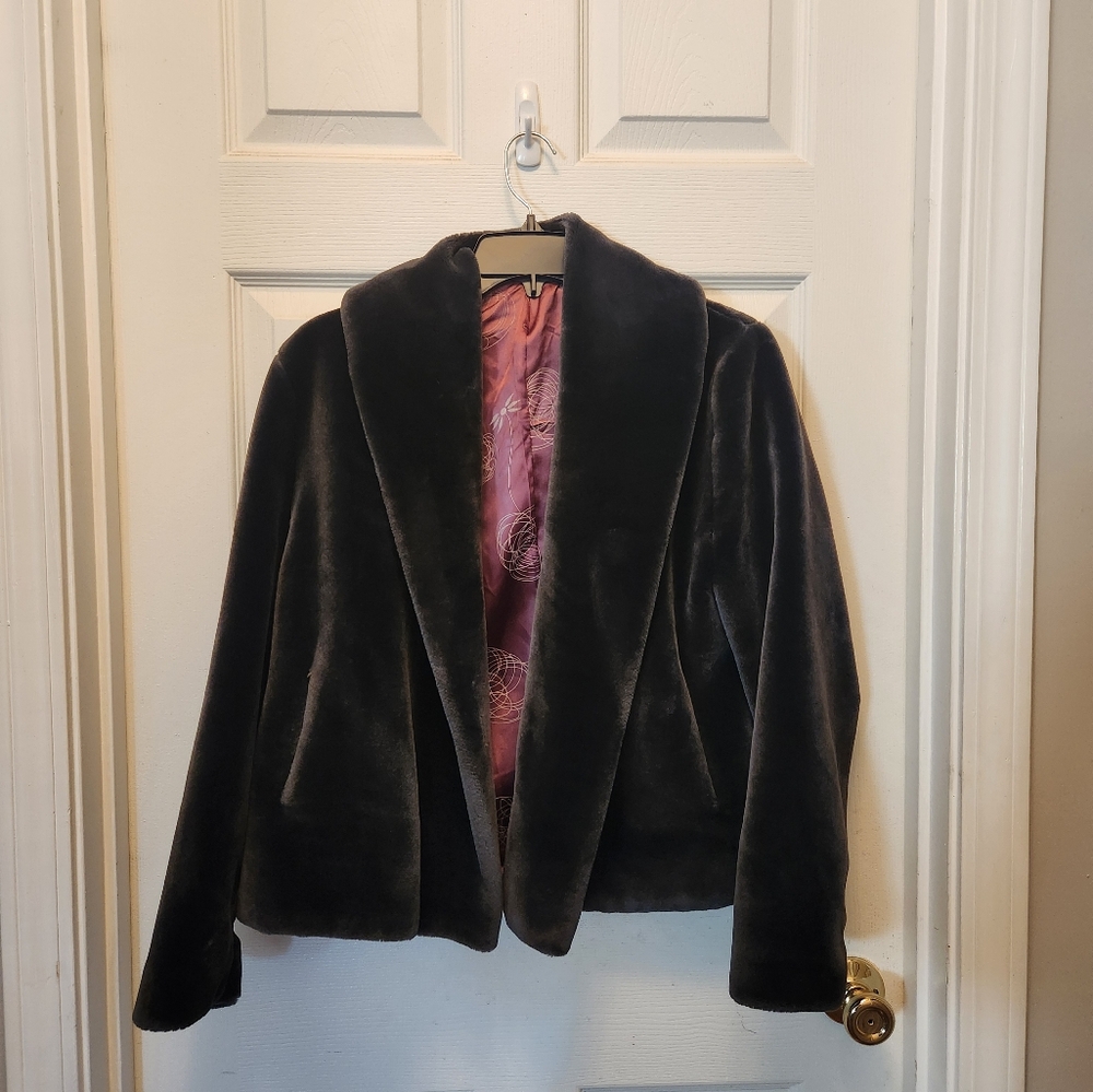 Vintage Faux Fur Short Jacket